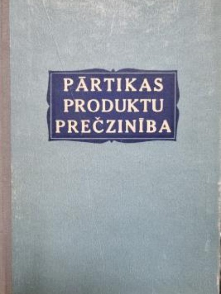 Pārtikas produktu prečzinība