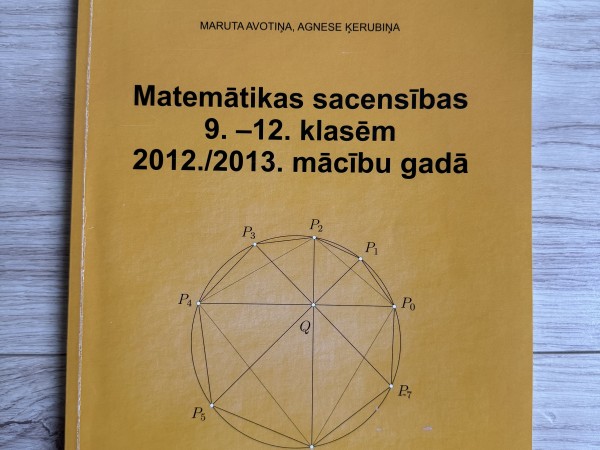 Matemātikas sacensības 9. - 12. klasēm