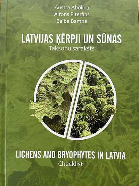 Latvijas ķērpji un sūnas/Taksonu saraksts/Lichens and Bryophytes in Latvia