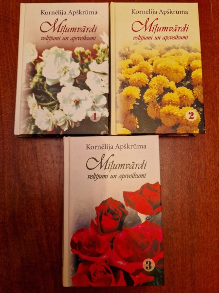 Mīļumvārdi, veltījumi un apsveikumi