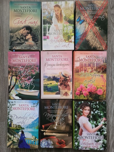 Tiksimies zem mīlas koka, Mīlestības nošu raksti, Neaizmirstulīšu sonāte, Deverilu pils meitas, Grei