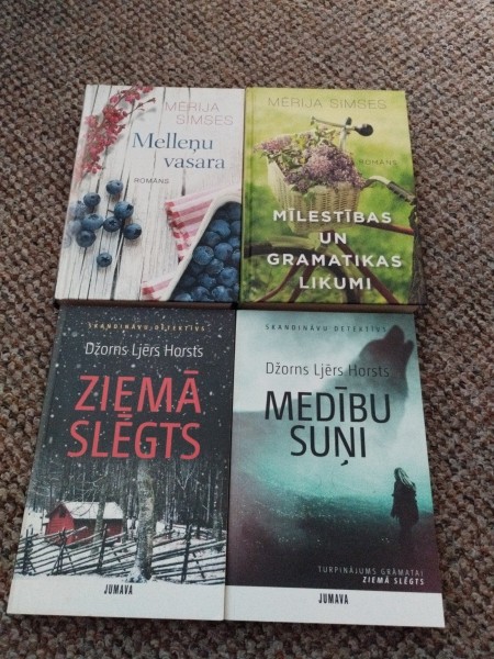 Melleņu vasara,Mīlestības un gramatikas likumi,Medību suņi,Ziemā slēgts