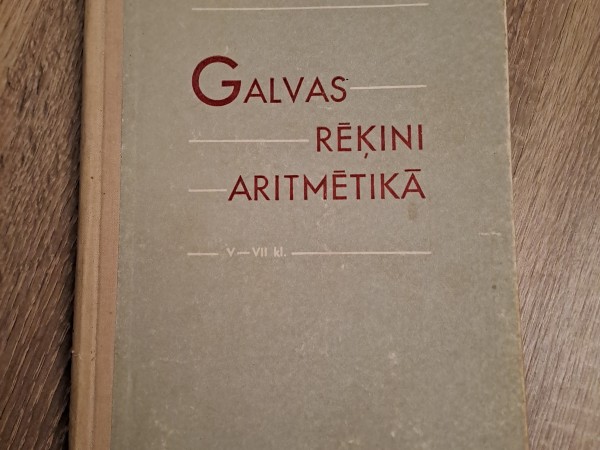 Galvas rēķini aritmētikā V-VIi klasei