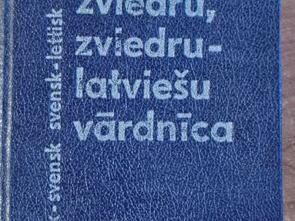 Latviešu- zviedru, zviedru- latviešu vārdnīca