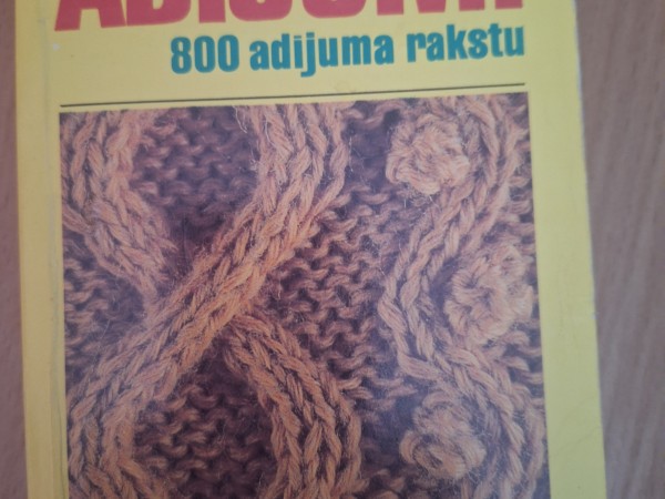 adījumi 800 adījuma rakstu