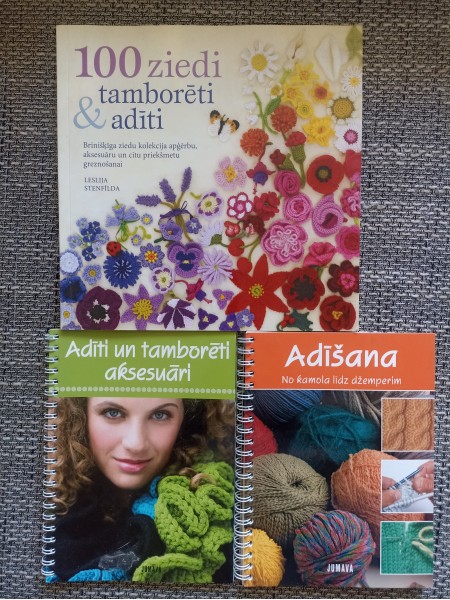 Adīšana, tamborēšana