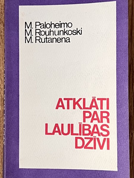 Atklāti par laulības dzīvi