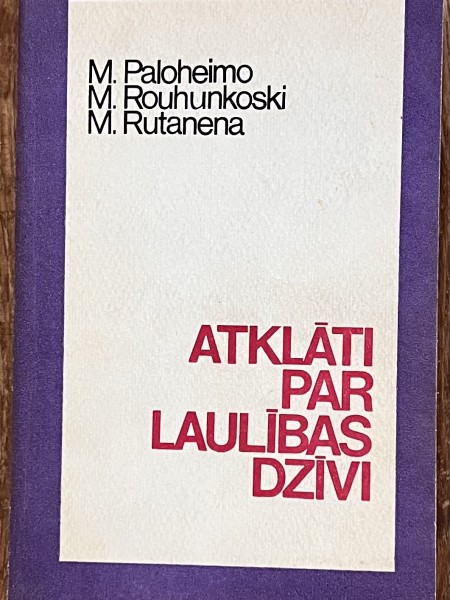 Atklāti par laulības dzīvi