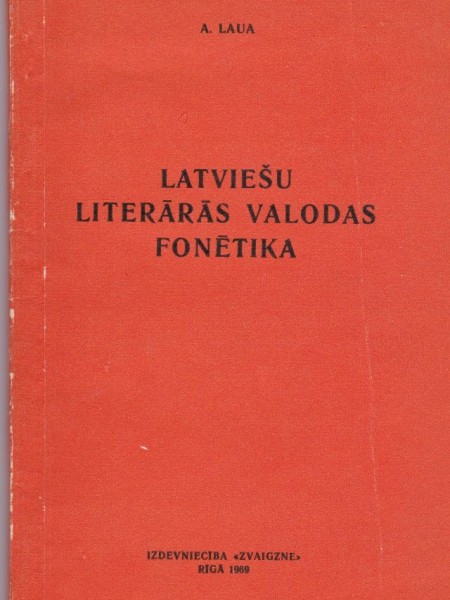 Latviešu literārās valodas fonētika