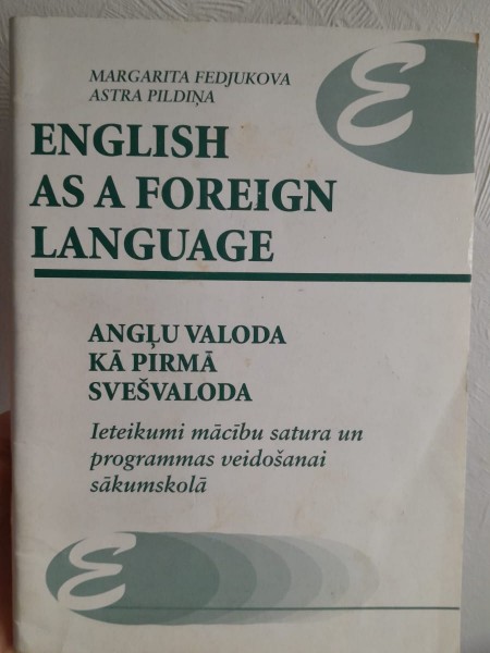 English as a foreign language