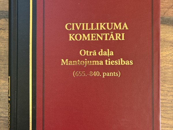 Civillikuma komentāri Otrā daļa Mantojuma tiesības