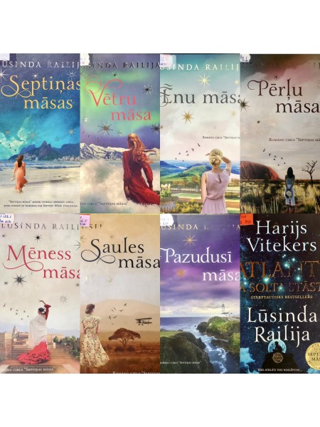 Septiņas māsas. Vētru māsa Ēnu māsa Pērļu māsa, Mēness māsa, Saules māsa, Pazudusī māsa, Atlants. Pā