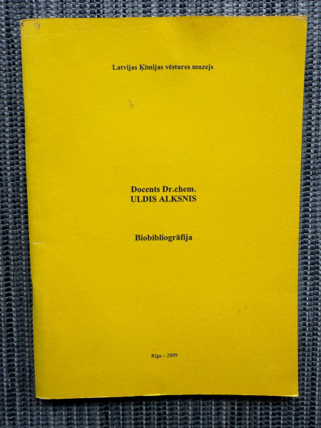 Docents Dr.chem. Uldis Alksnis