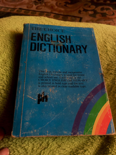 English dictionary the choice