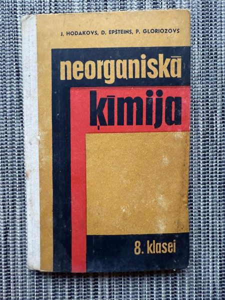 Neorganiskā ķīmija 8. klasei
