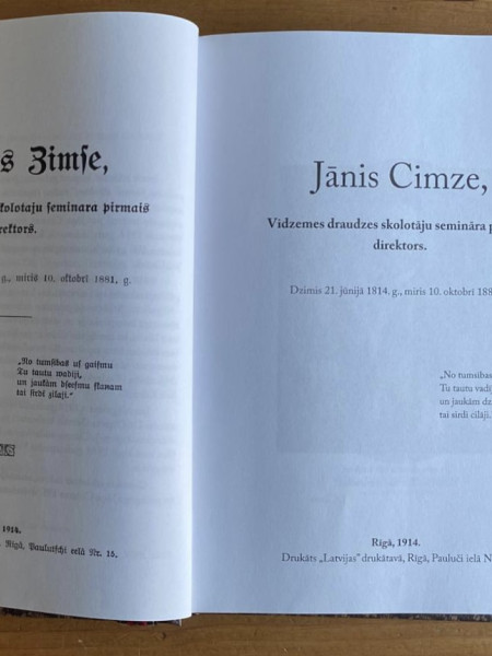 Jānis Cimze, Vidzemes draudzes skolotāju semināra pirmais direktors