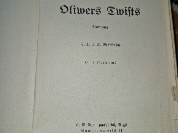 Olivers Tvists
