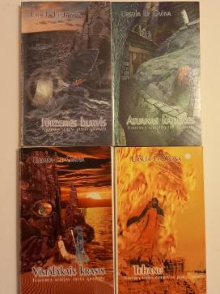 Jūrzemes burvis. Atuanas kapenes. Vistālākais krasts. Tehanu