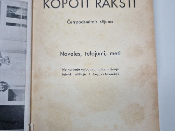 Knuta Hamsuna kopoti raksti 14 sējums