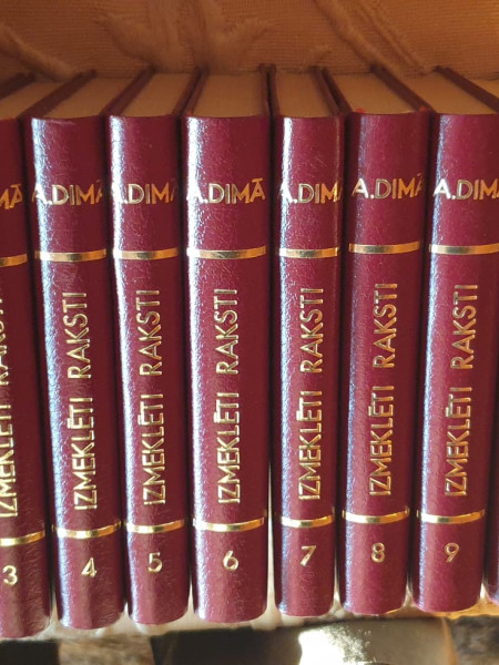 Dimā kopoti raksti 1939  (10 grāmatas)