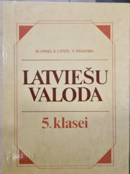 Latviešu valoda 5. klasei