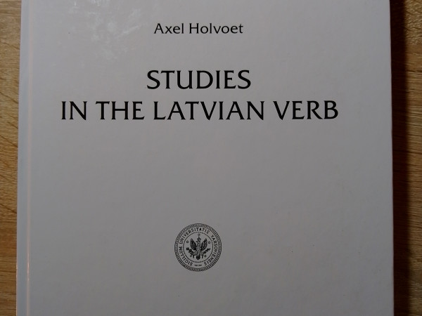 Studies in the Latvian Verb