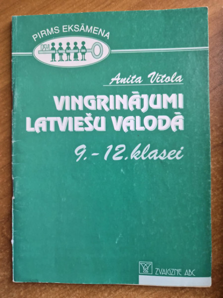 Vingrinājumi latviešu valodā 9.-12. klasei