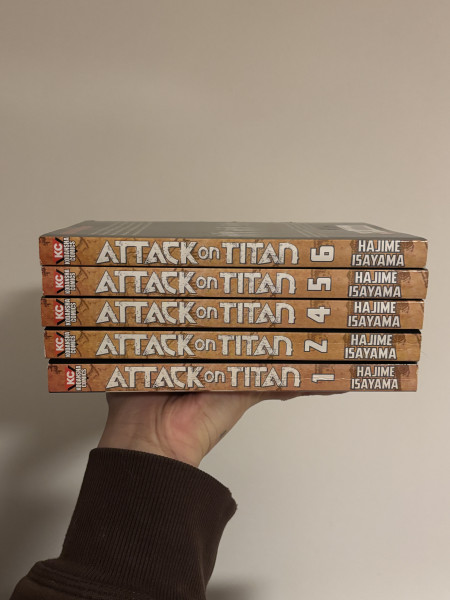 Attack on Titan: 1,2,4,5,6